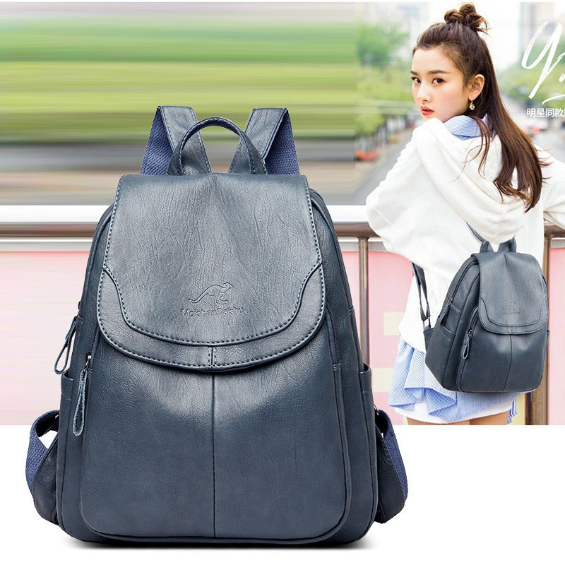 Backpack Women's Fashionable Travel Bag Trendy College Student Backpack