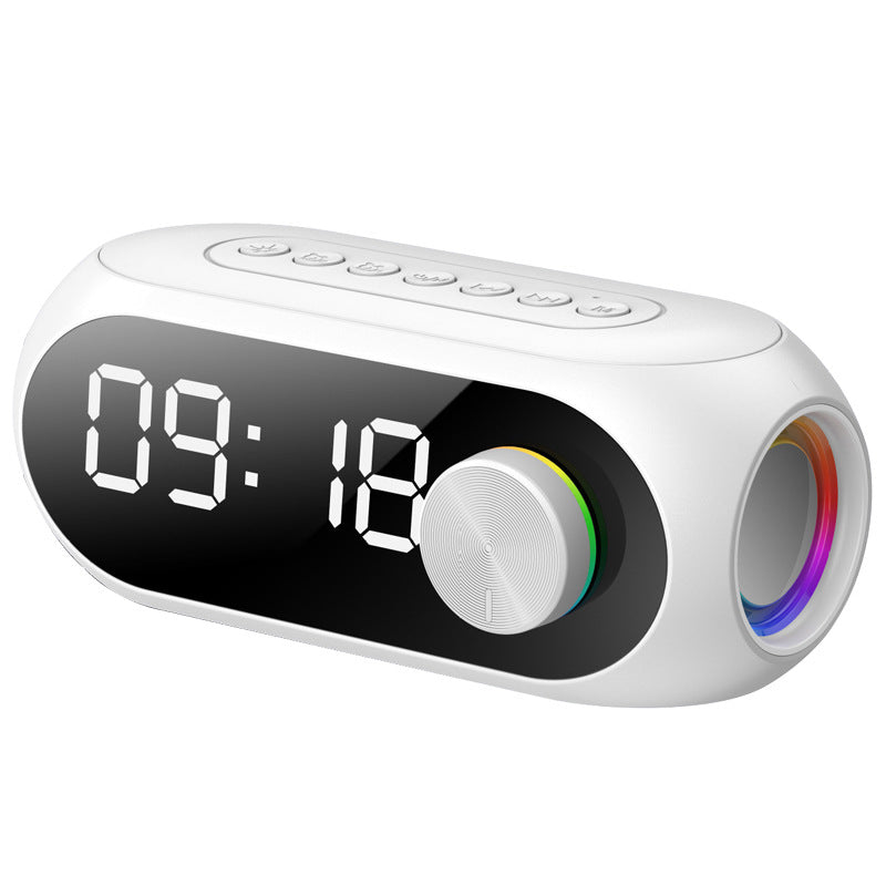 Wireless Bluetooth Speaker S8 Subwoofer RGB Student Network Red Clock Alarm Clock Bluetooth Audio Phone Computer Universal