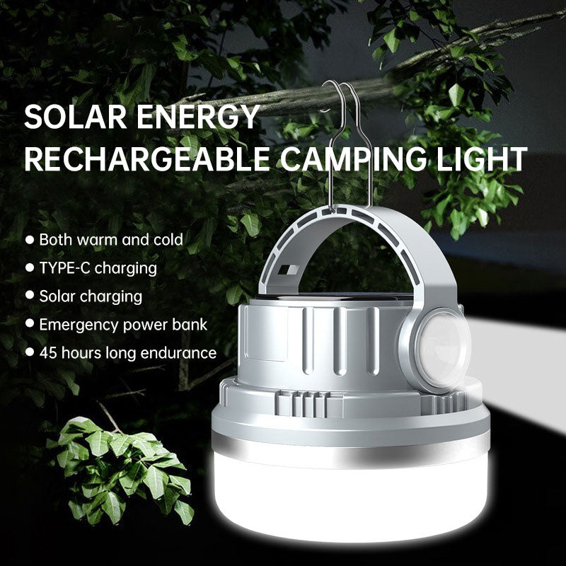 Outdoor Camping Light Solar Charging Camping Light LED Bulb Household Emergency Light