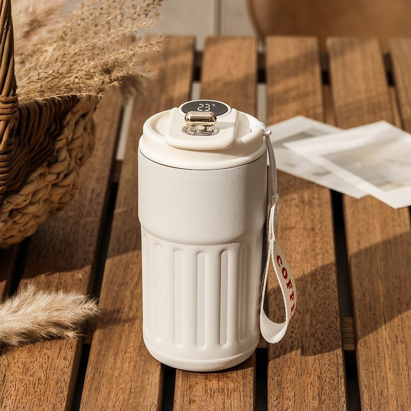 New coffee cup 316 stainless steel thermos cup high value men and women double layer water cup portable accompanying cup