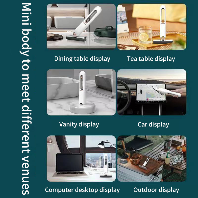 Mini mop, tabletop cleaning, sponge, car mounted tea table, glass monitor, wiping, no hand washing, tabletop mop