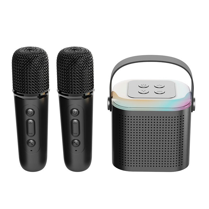 Bluetooth speaker convenient mini karaoke microphone sound system children's karaoke home mini KTV