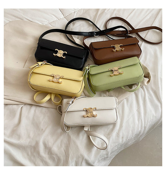 Women's Bags Fashion Shoulder Bag New Baguette Bags Underarm Shoulder Bags Simple Small Square Bags Messenger Bags