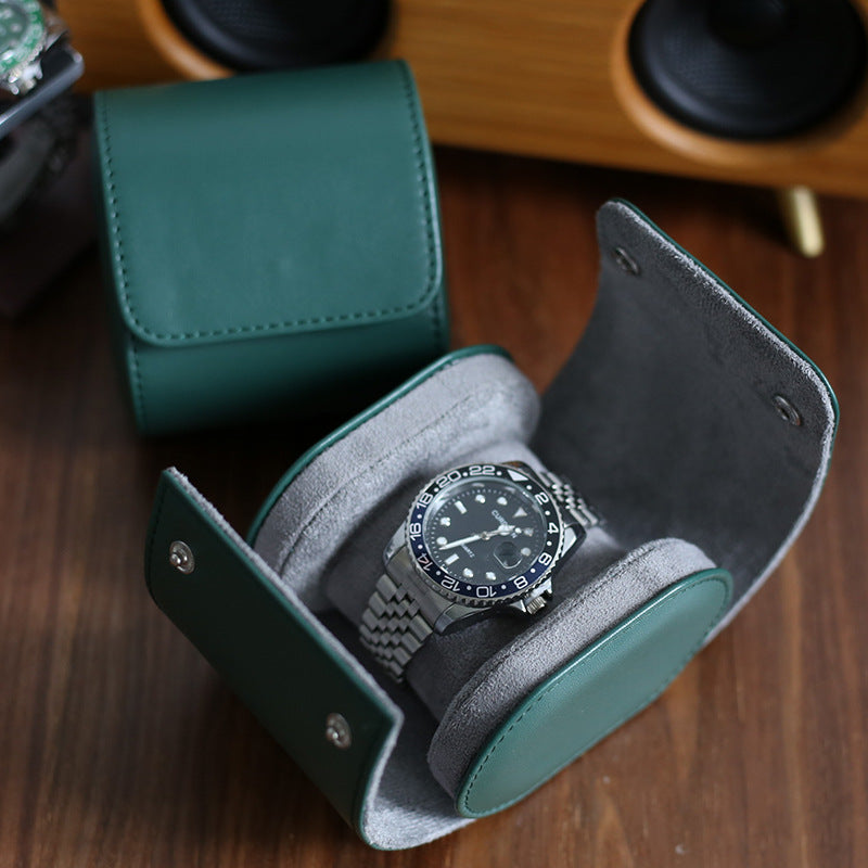 Watch Box Single Portable Watch Box High-End Storage Box Single Watch Drop-Proof Watch Packaging Mechanical Watch Bag Portable