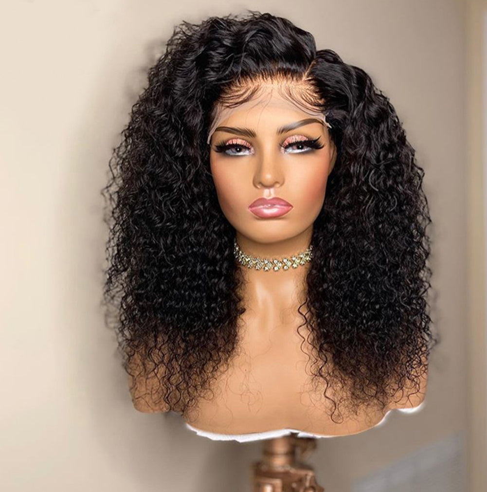 European And American Wigs African Small Volume Women's Chemical Fiber Front Lace Wig