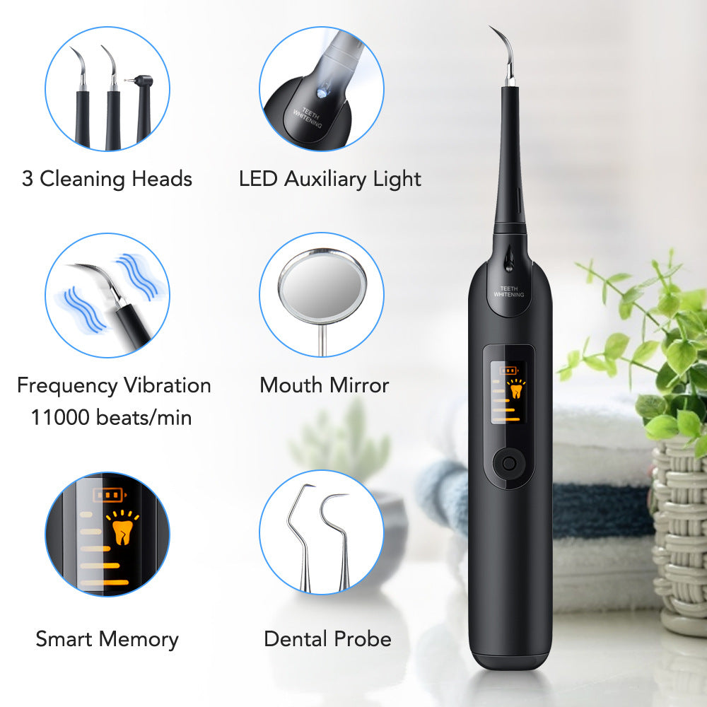 5-Speed Electric Tooth Cleaning Device LED Display Tooth Cleaning Device Set Home Beauty Device To Remove Calculus Tooth Cleaning Device