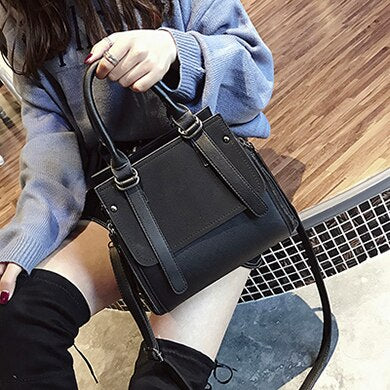 Vintage  Handbags Female Brand Leather Handbag High Quality Small Bags Lady Shoulder Bags