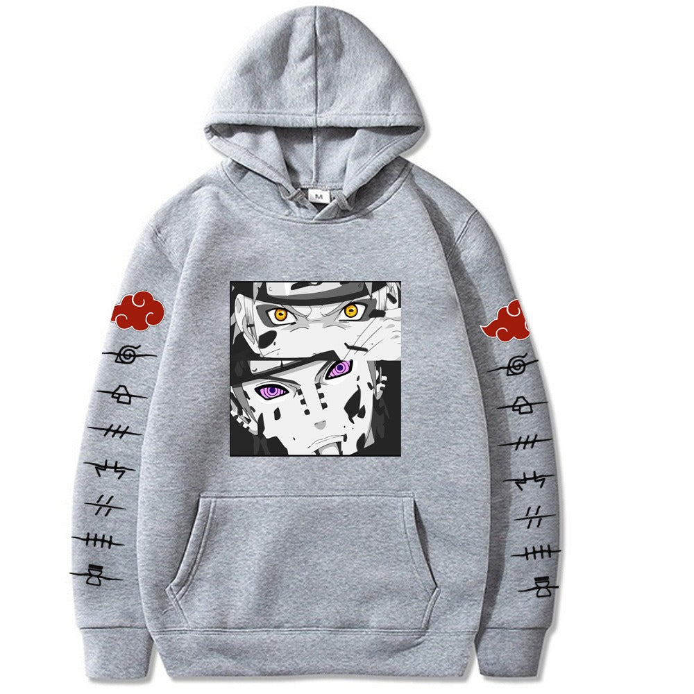 Naruto's new hoodie men's plush hooded hoodie men's and women's hoodie