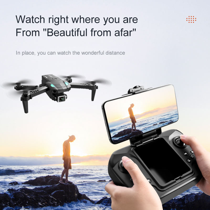 S128 Three-Sided Obstacle Avoidance Drone 4K Dual Camera HD Aerial Photography Quadcopter Mini Fixed Height Remote Control Aircraft