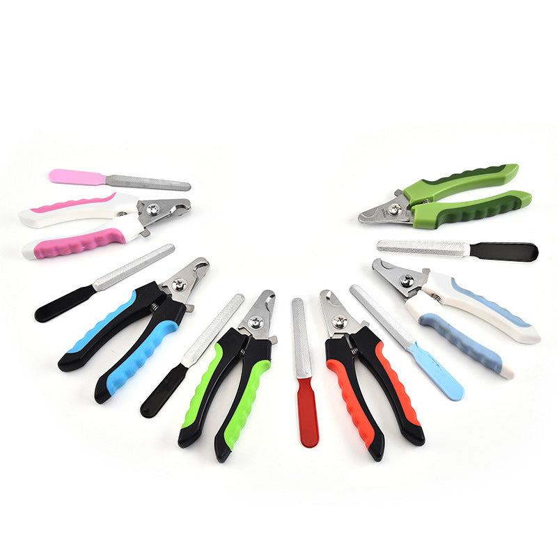 Dog Pet Nail Clipper With File Nail Clipper Cat Nail Clipper Stainless Steel Nail Clipper Pet Supplies