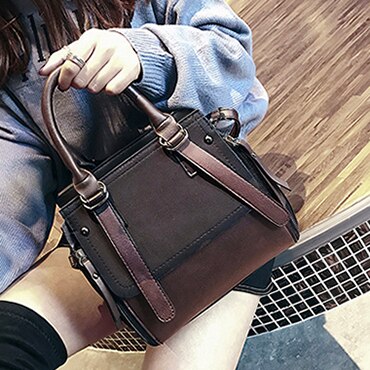 Vintage  Handbags Female Brand Leather Handbag High Quality Small Bags Lady Shoulder Bags