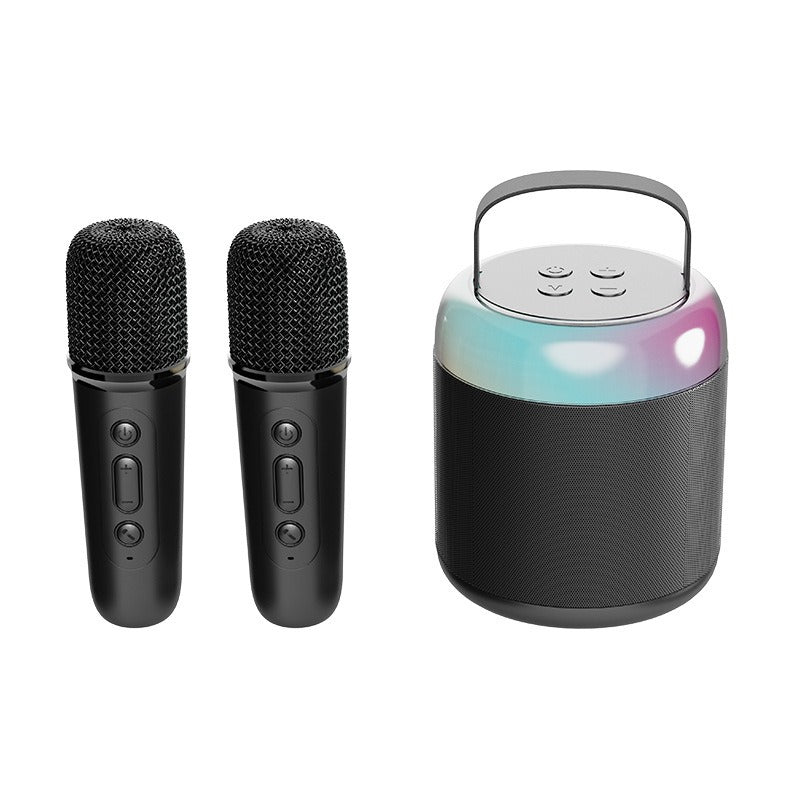 Bluetooth speaker convenient mini karaoke microphone sound system children's karaoke home mini KTV