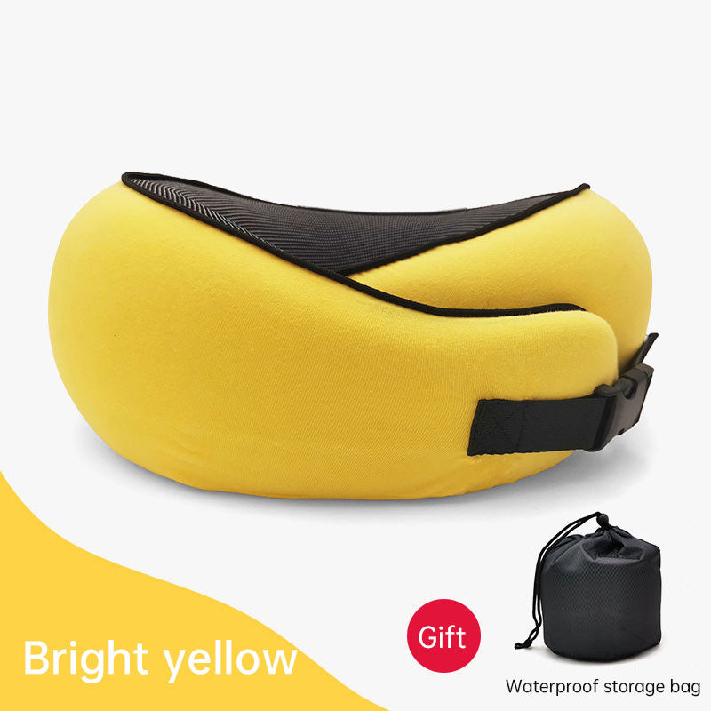 Memory Foam Neck Pillow Cervical Vertebra Travel Portable Noon Break Aircraft U Type Of Pillow Sleep Camping Pillow Carry Bag