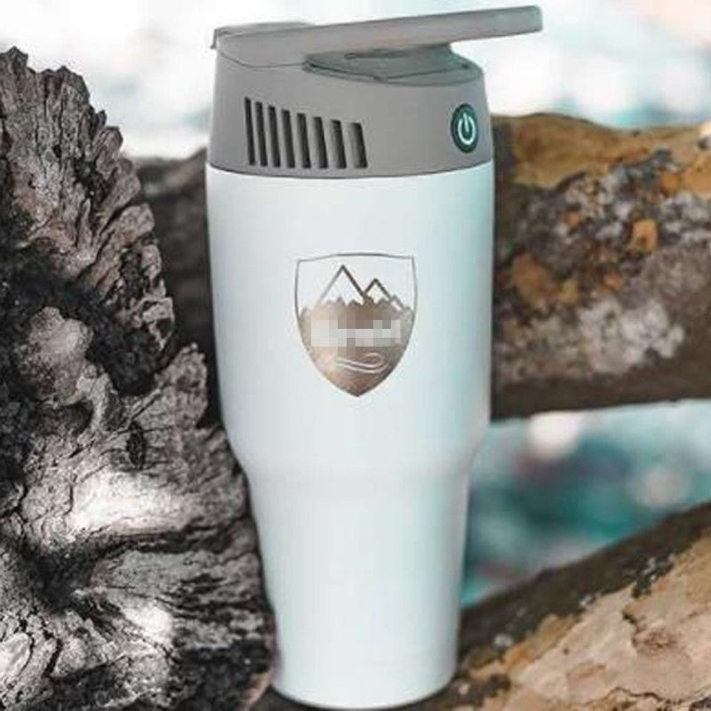 Portable Mini Air Conditioner Airwirl Cool Soothing Wind Personal Cooling And Herting System 2-In-1 Colder Warm Fan