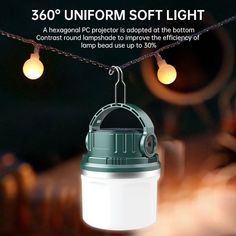 Outdoor Camping Light Solar Charging Camping Light LED Bulb Household Emergency Light