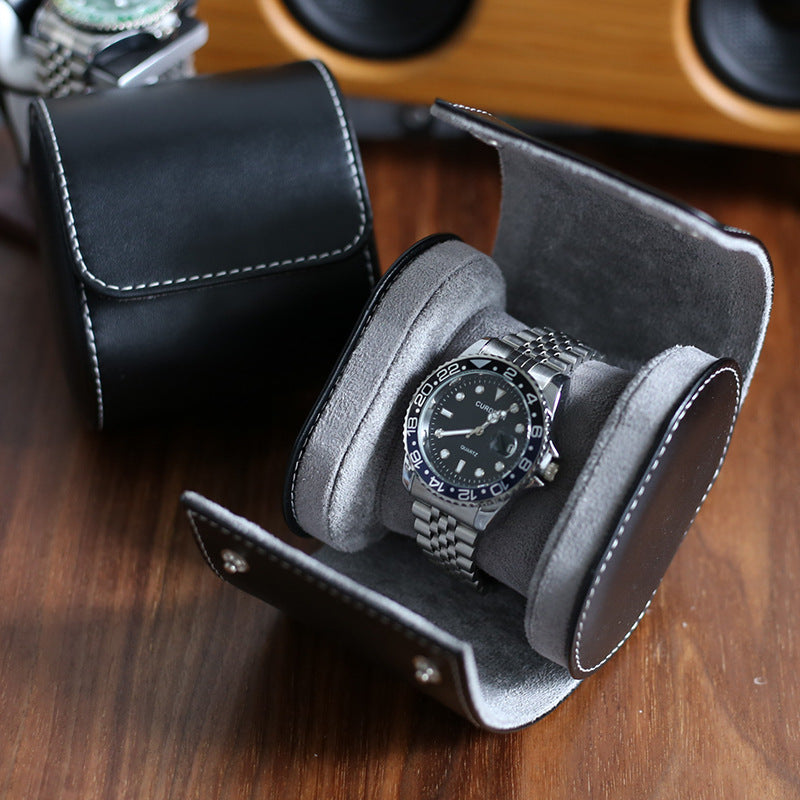 Watch Box Single Portable Watch Box High-End Storage Box Single Watch Drop-Proof Watch Packaging Mechanical Watch Bag Portable