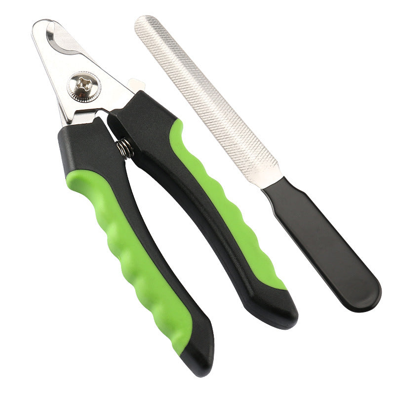 Dog Pet Nail Clipper With File Nail Clipper Cat Nail Clipper Stainless Steel Nail Clipper Pet Supplies