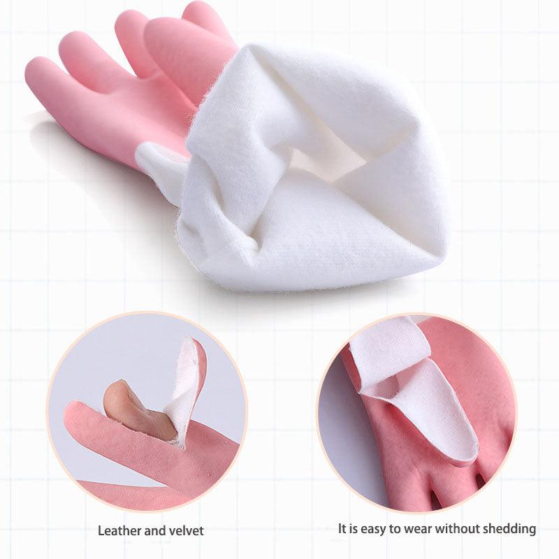 Dishwashing Gloves Durable All-In-One Padded Dishwashing And Clothes Washing Long Thickened Rubber Housework Cleaning Gloves