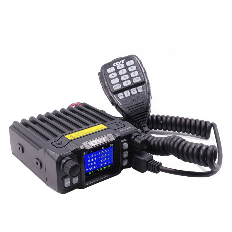 KT-7900D Mini Mobile Radio KT7900D Quad Band Quad standby 136-174MHz/220-260MHz/350-390MHz/400-480MHZ Car 4 Bands CB Radio