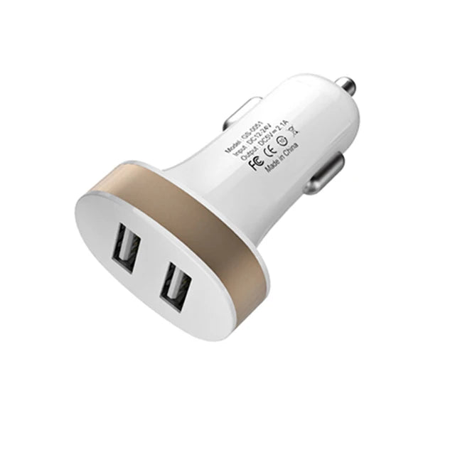 USB Car Charger For Phone 5V 2.1 A Mobile Phone Charger For iPhone Fast USB Charger Adapter