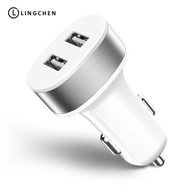 USB Car Charger For Phone 5V 2.1 A Mobile Phone Charger For iPhone Fast USB Charger Adapter